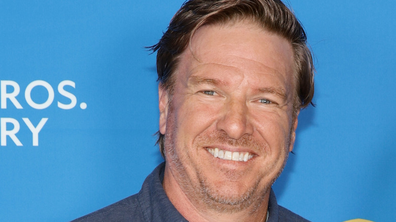 Chip Gaines blue background