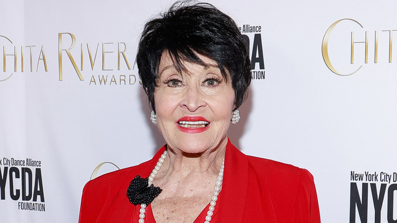 Chita Rivera at a red carpet event