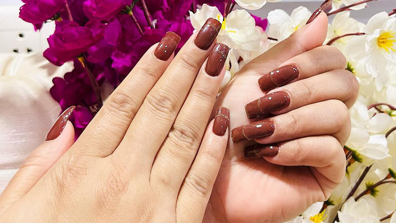 Chocolate Milk Nails Add A Moody Twist To The Milk Bath Manicure