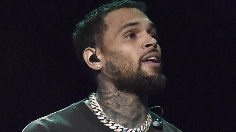 Chris Brown covered in tattoos