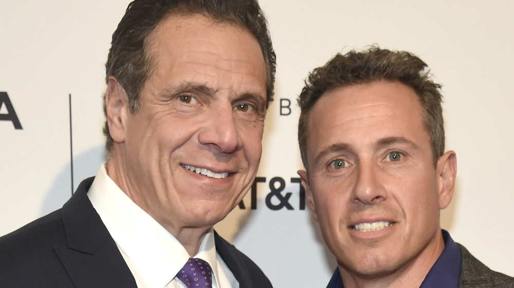 Andrew and Chris Cuomo pose together