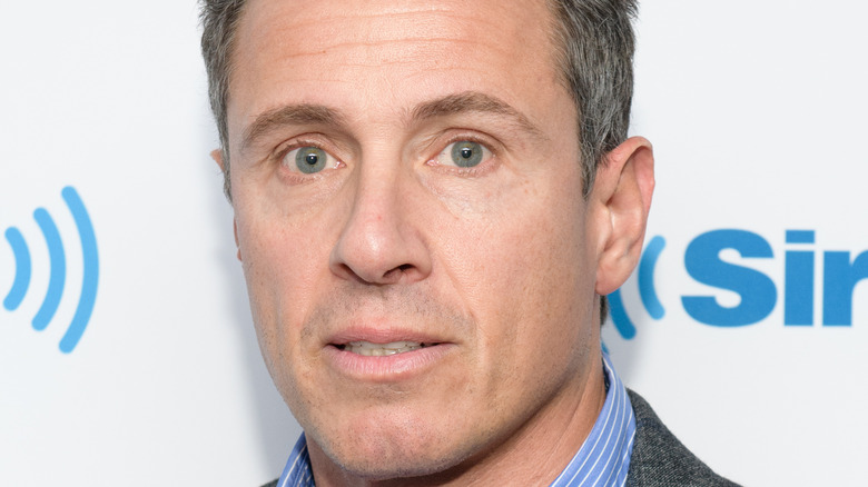 Chris Cuomo looks confused about being photographed