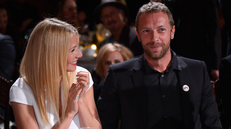 Gwyneth Paltrow and Chris Martin at the 2014 Sean Penn & Friends HELP HAITI HOME Gala