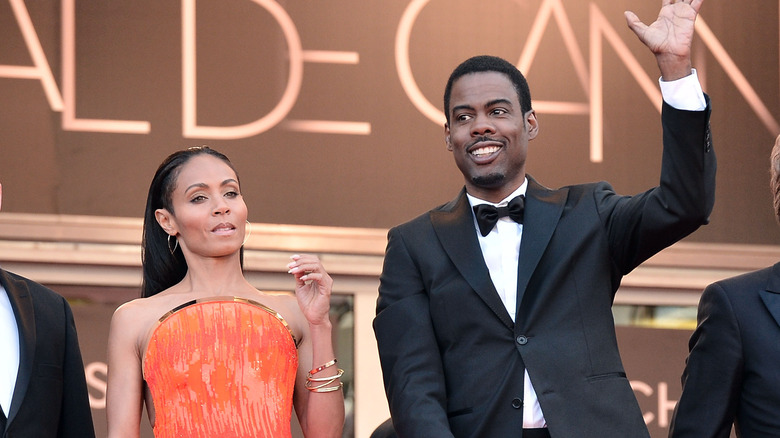 Jada Pinkett-Smith and Chris Rock together