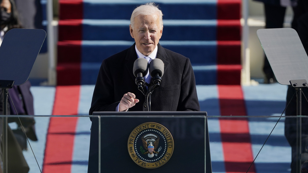 President Joe Biden on Inauguration Day