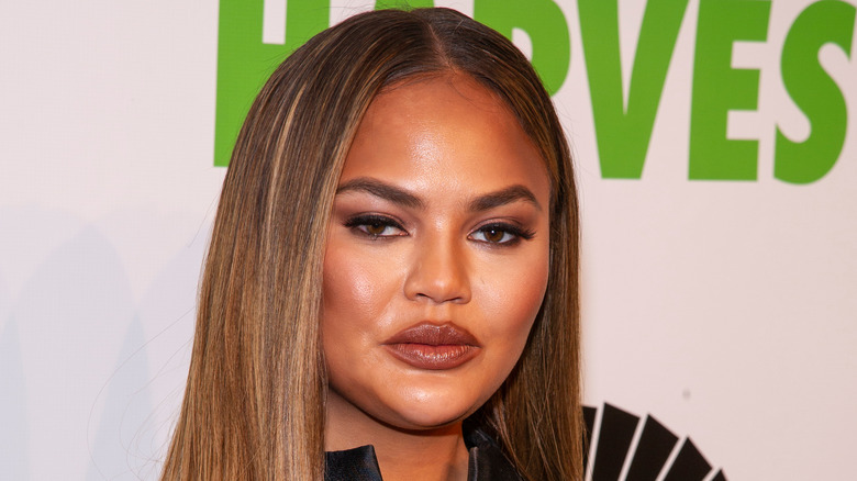 Chrissy Teigen at an event in 2019