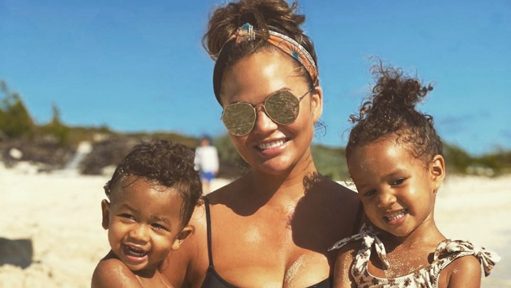 Chrissy Teigen and kids