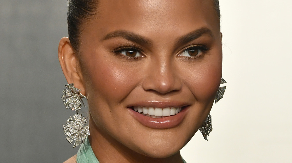 Chrissy Teigen smiling