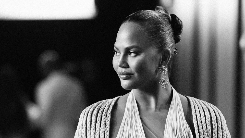 Chrissy Teigen at the Vanity Fair Press Awards