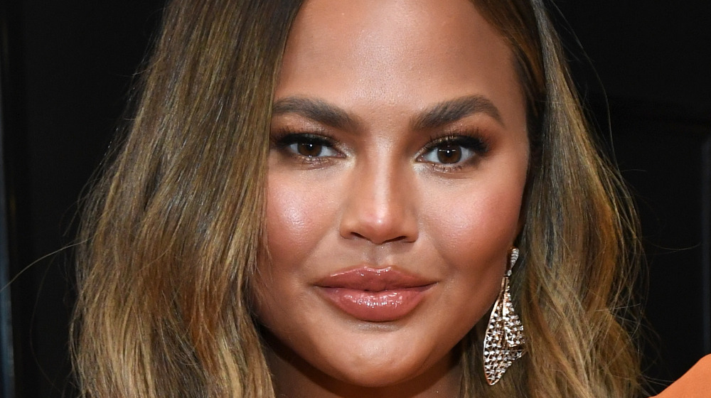 Chrissy Teigen smiling