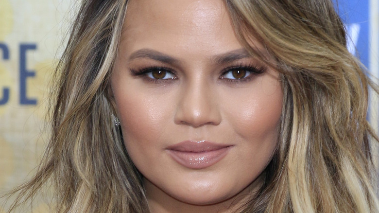 Chrissy Teigen with light hair