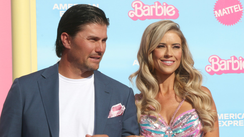 Christina Haack and Josh Hall at the Barbie premiere