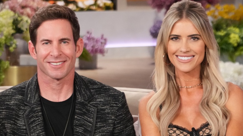 Tarek El Moussa and Christina Haack smiling