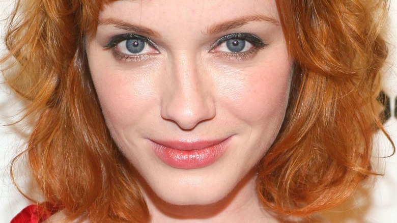 Christina Hendricks smiles