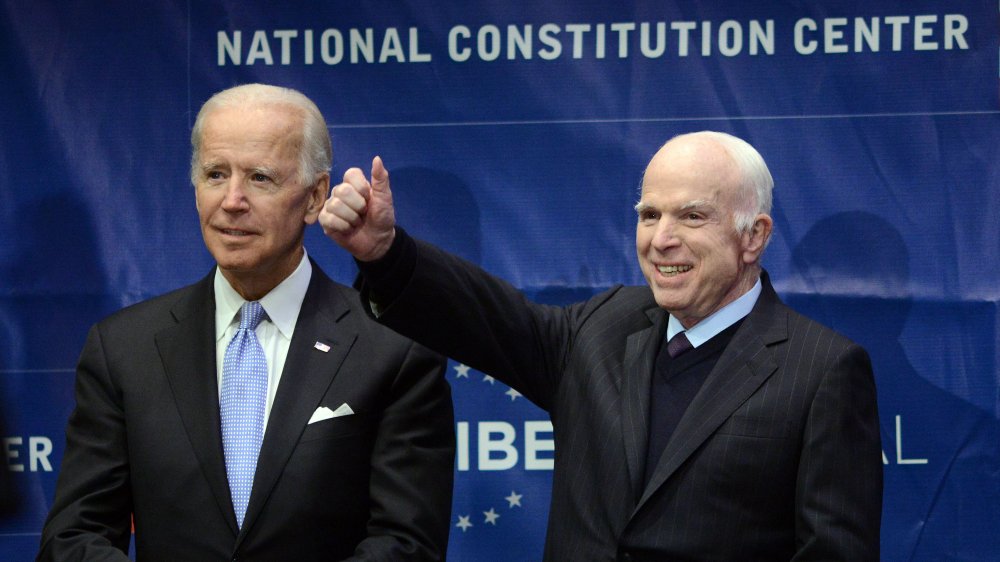 Joe Biden and John McCain