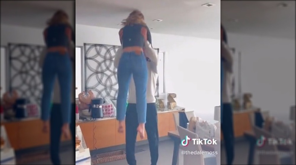 Dale Moss lifts Clare Crawley up in the air