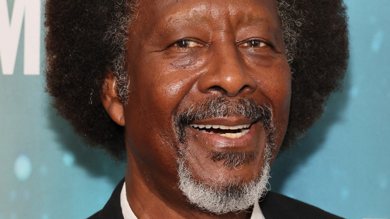 Clarke Peters smiling with facial hair