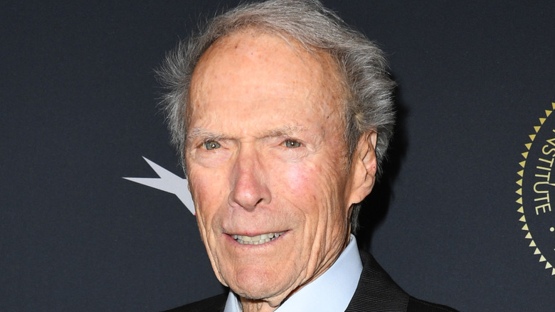 Close-up of Clint Eastwood smiling
