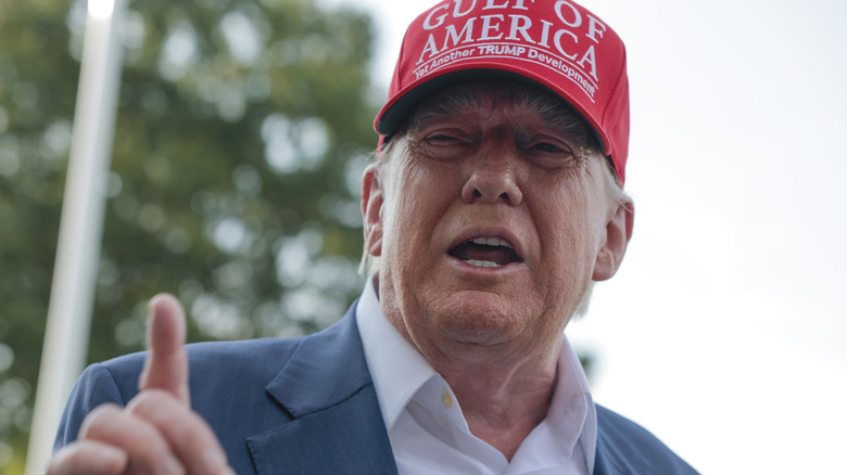 Donald Trump speaking