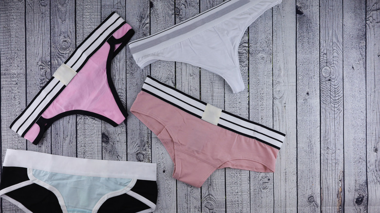 Thong and bikini underwear