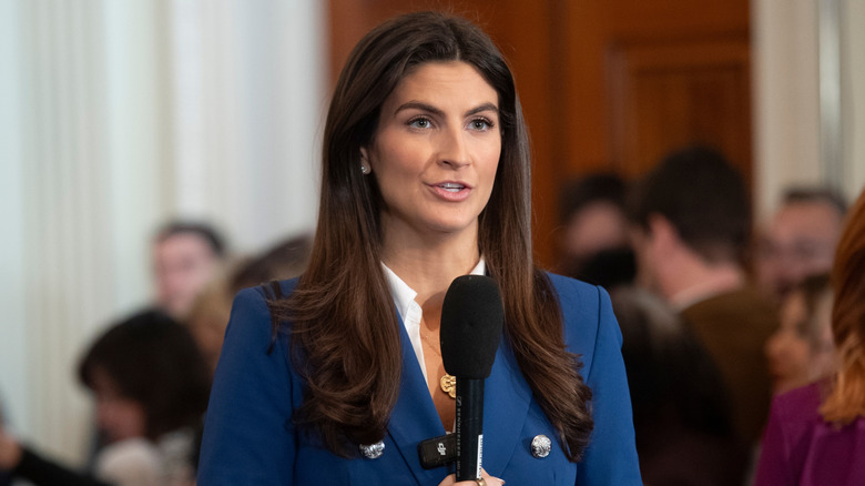 CNN's Kaitlan Collins reports from the White House in February 2025