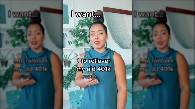 Delyanne Barros talking on TikTok