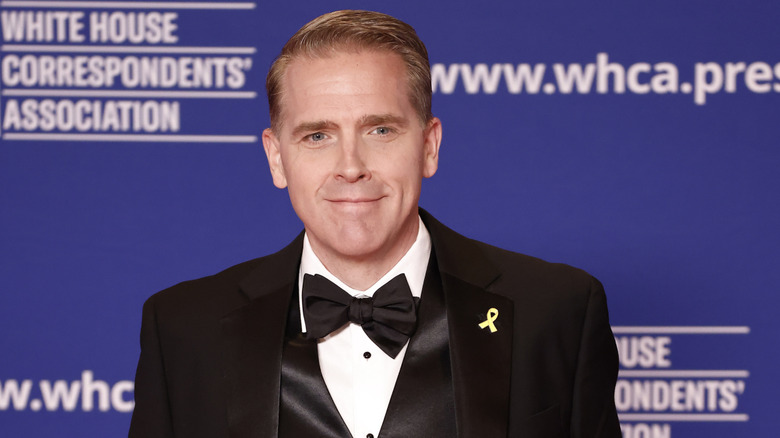 Scott Jennings smiling as he attends the White House Correspondents' Dinner