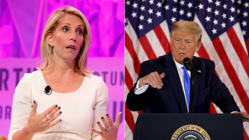 Dana Bash and Donald Trump