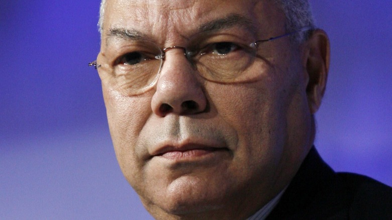a close up photo of Colin Powell