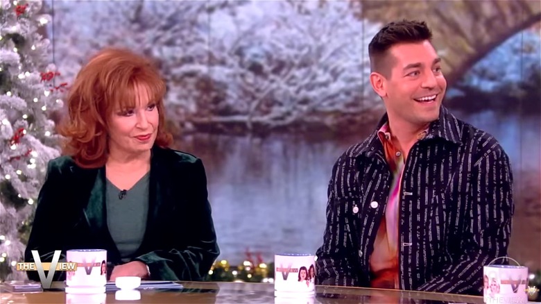 Joy Behar and Matt Rogers on The View