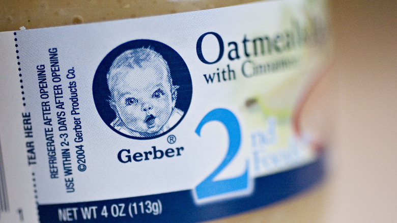 Gerber babyfood label