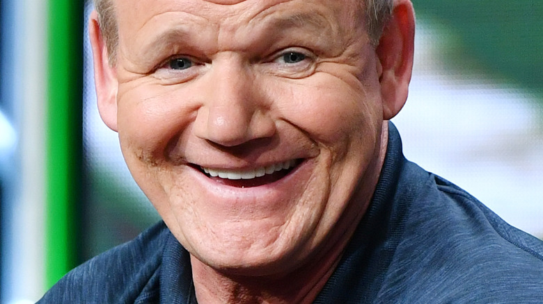 Gordon Ramsay smiling