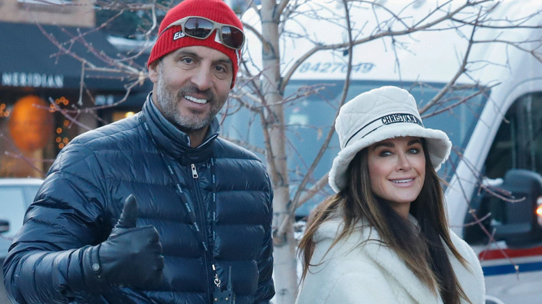 Mauricio Umansky and Kyle Richards in Aspen
