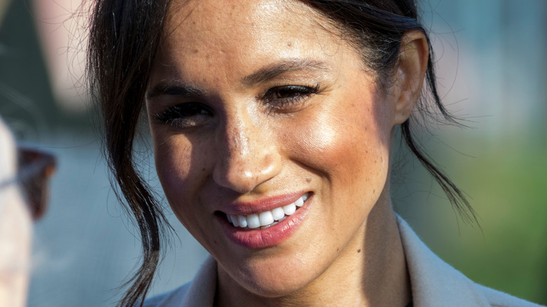 Meghan Markle smiling