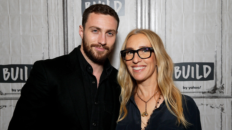 Aaron Taylor-Johnson with his wife Sam Taylor-Johnson