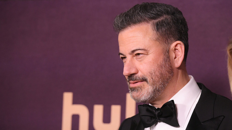 Jimmy Kimmel smirking