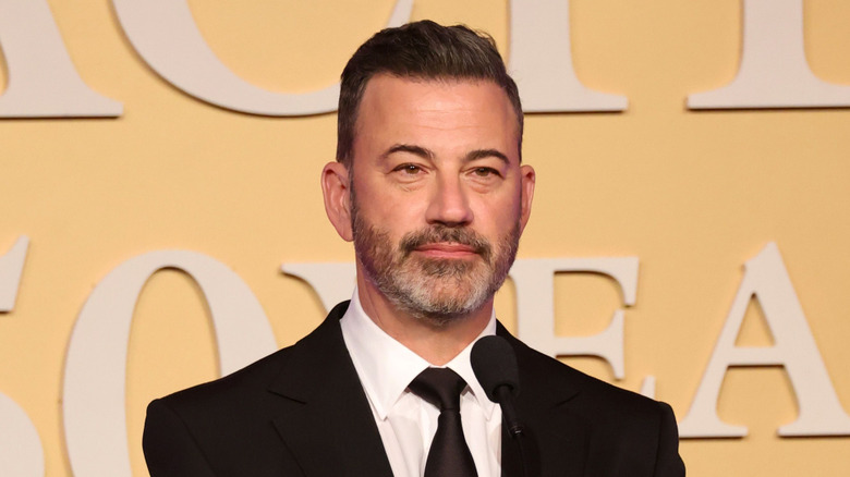 Jimmy Kimmel with microphone