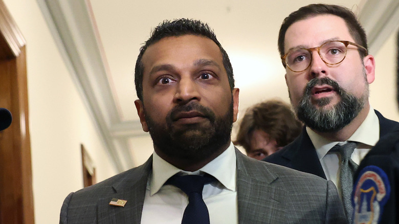 Kash Patel and an advisor.