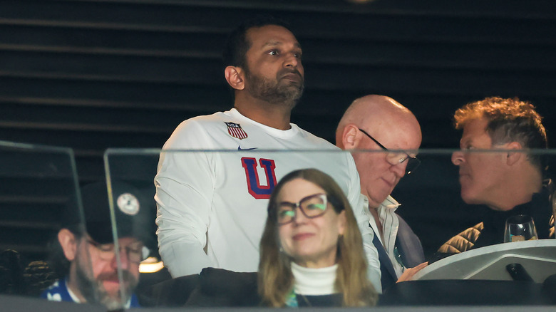 Kash Patel at the 2026 Winter Olympics in Italy.