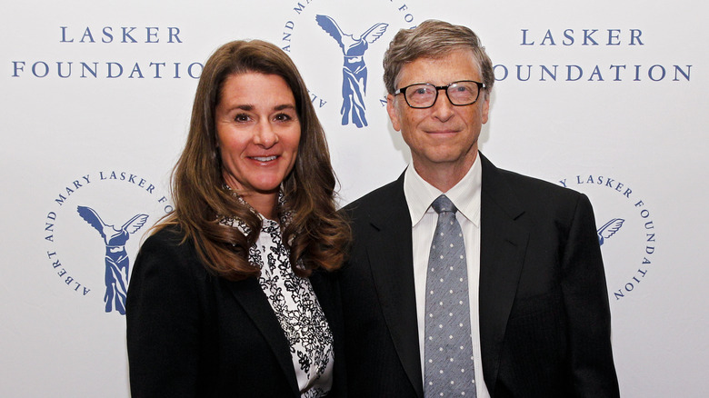 Bill and Melinda Gates at the Lasker Awards in 2013