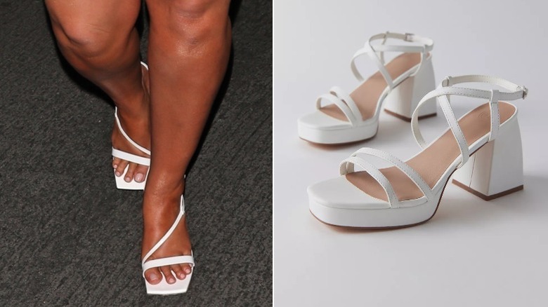 Ashley graham shoes & urban outfitters platforms split