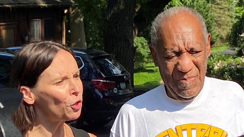 Bill Cosby and his attorney