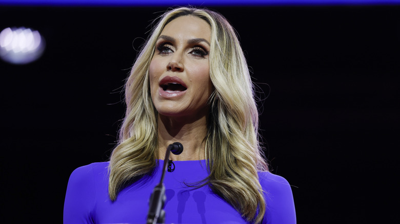 Lara Trump speaking at an event