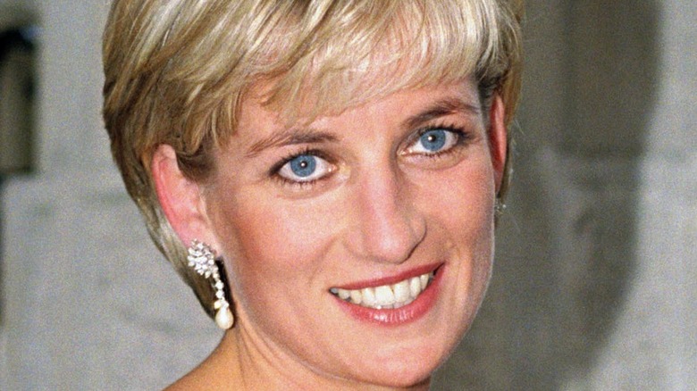 Princess Diana smiling 