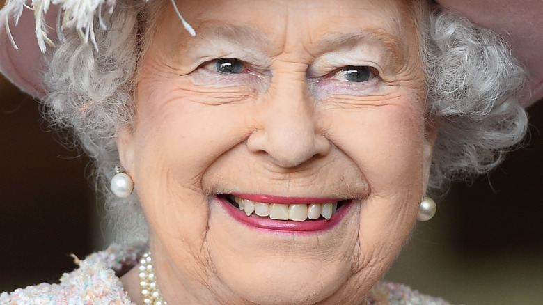 Queen Elizabeth smiling