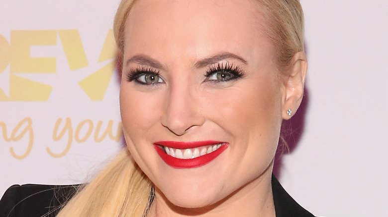 Meghan McCain poses on the red carpet