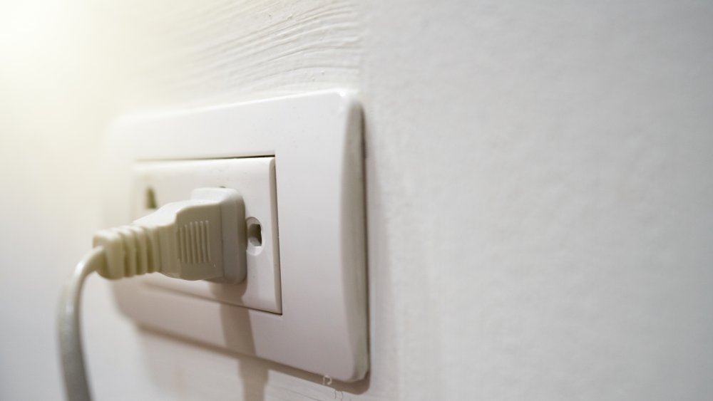 plugged in socket