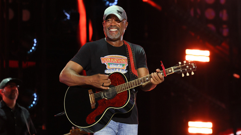 Darius Rucker performing on stage
