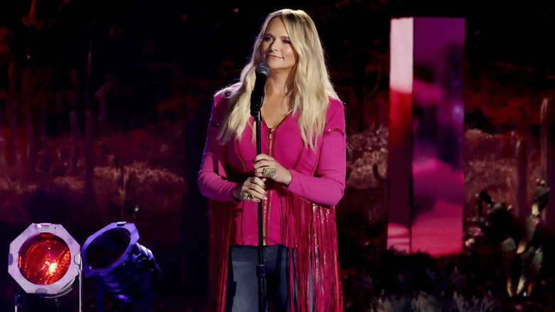 Miranda Lambert performing on stage