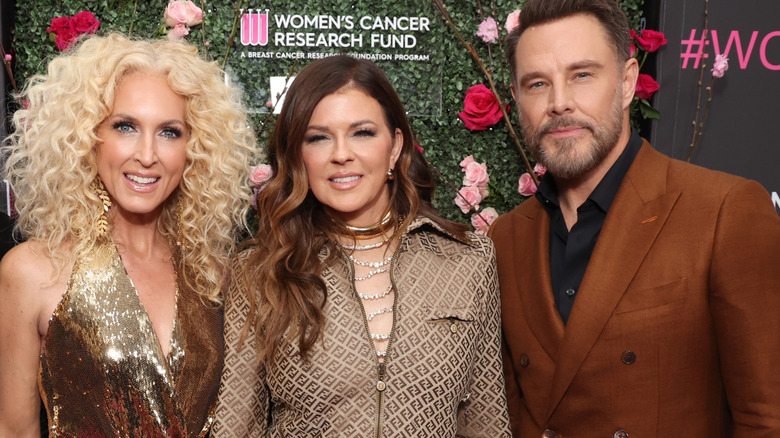 Little Big Town posing on a red carpet